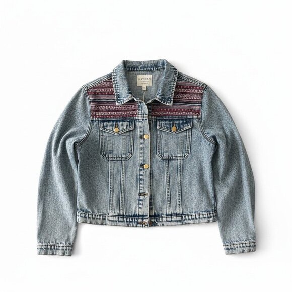 Hayden Jackets & Blazers - Hayden Los Angeles Denim Jacket NWT Size L